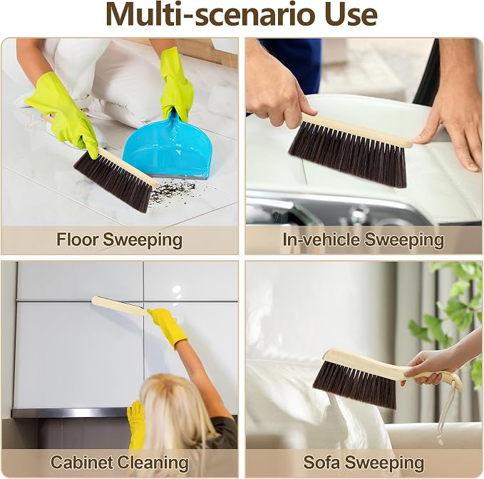 Soft Bristle Dusting Brush – Hand Broom - Image 6