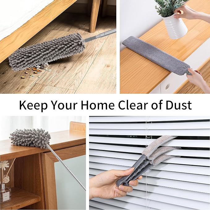 PHABLUS 10 PCS Dusters for Cleaning, Microfiber Duster - Image 6