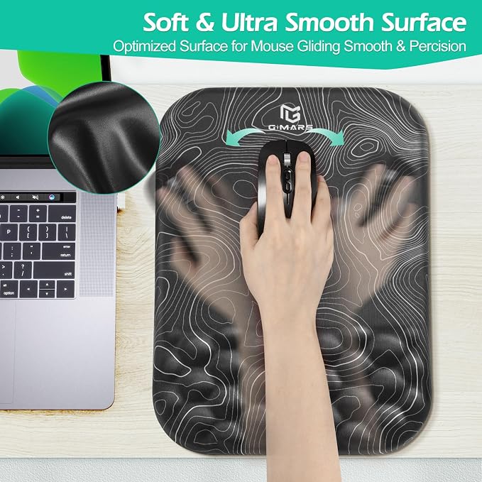 Gimars Upgrade Ergonomic Mouse Pad Wrist Rest - Image 5