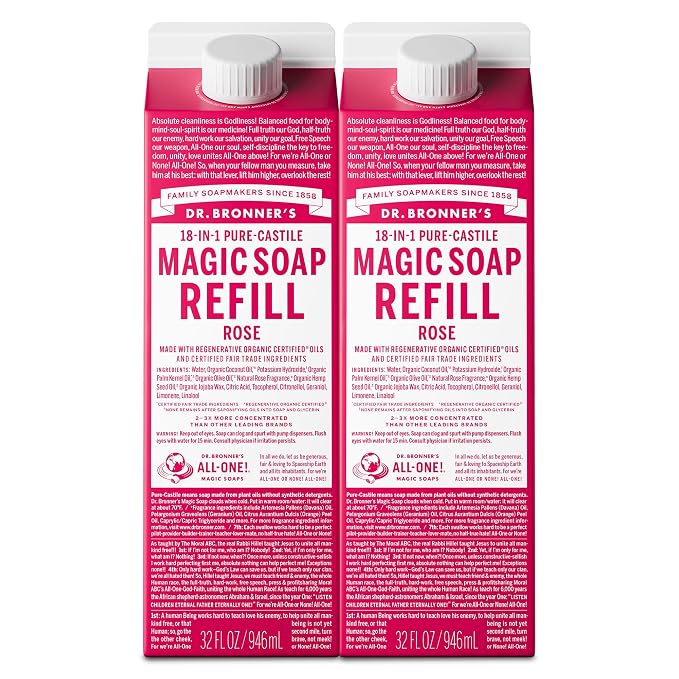 Dr. Bronner's Magic Soap-Pure-Castile Liquid Soap Refill-Regenerative Organic by DrBronners