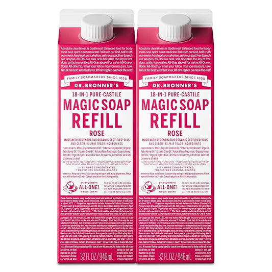 Dr. Bronner's Magic Soap-Pure-Castile Liquid Soap Refill-Regenerative Organic by DrBronners