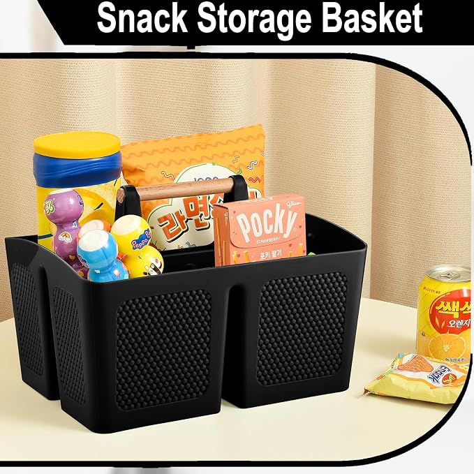 Haundry Plastic Black Shower Caddy Basket - Image 8