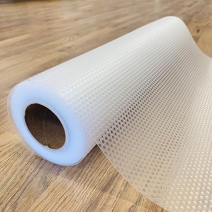 EVALAND 15.75" x 33 FT Non-Slip Shelf Liner, Non-Adhesive, Waterproof Pantry by EVALAND