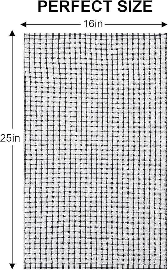 Kitinjoy Cotton 8 Pack Terry Kitchen Towels, 16 x 25 Inches Super Soft and - Image 6