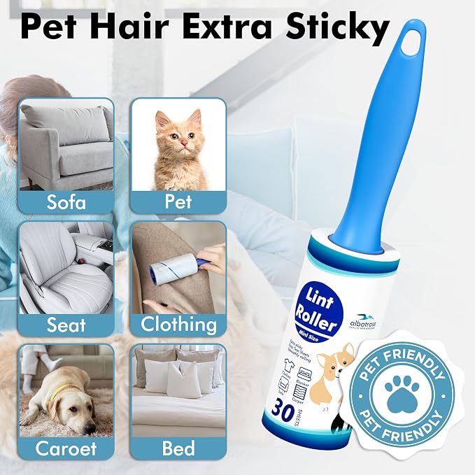 Mini Extra Sticky Lint Rollers for Travel - Image 4