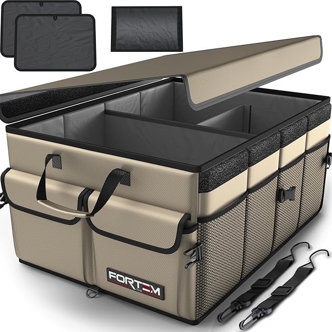FORTEM Trunk Organizer For SUV Car Trunk Organizer, Foldable Storage, Car by FORTEM
