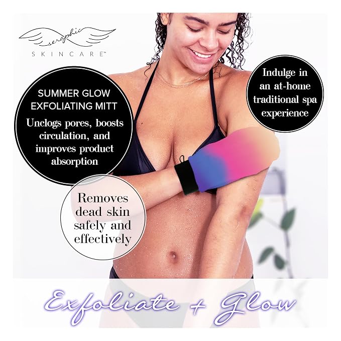 Seraphic Skincare Premium Exfoliating Mitt - Image 2