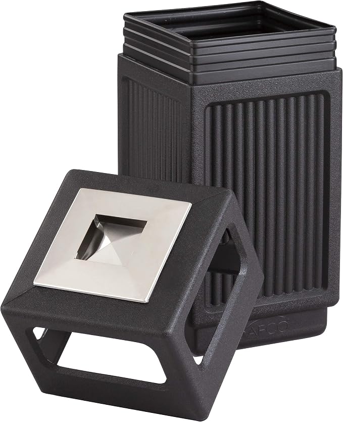 Safco Canmeleon Trash Can, 30 Gallons, Indoor and Outdoor Use, Durable & - Image 3