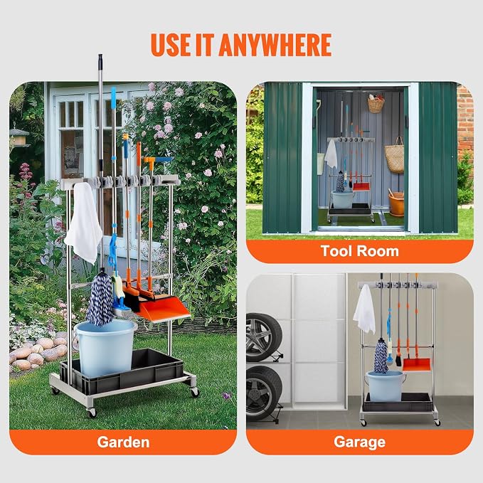 VEVOR Garden Tool Organizer, 10 Slots - Image 6
