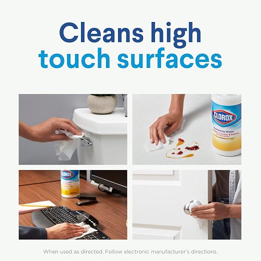Clorox 30112 Disinfecting Wipe, Fresh/Lemon Fresh Scent - Image 6