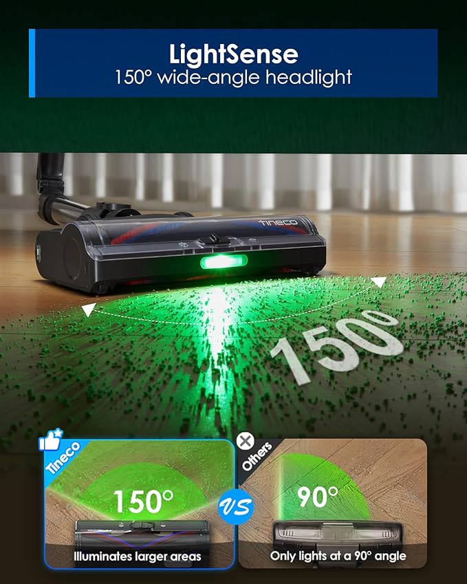 Tineco Pure ONE S70 Cordless Vacuum Cleaner, 200AW Powerful Suction, 3D Sense - Image 5