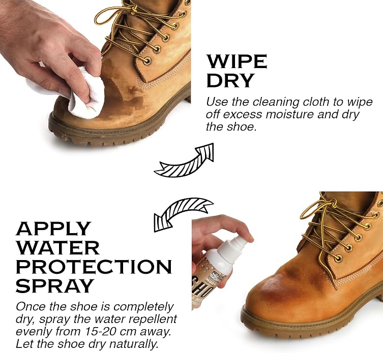 Suede Shoe Cleaner Nubuck Shoe Cleaner and Water Repellent - Image 6
