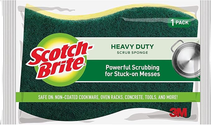 3M Heavy-Duty Kitchen Scrub Sponge, No Size by 3MIndustrial