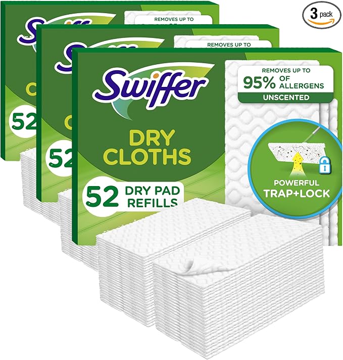 Swiffer Sweep + Mop, Dry Pads Refill, Floor Cleaner by Swiffer