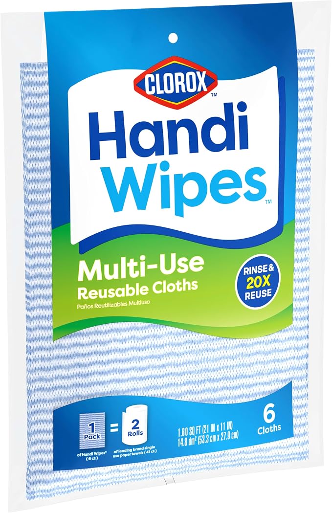 Clorox Handi Wipes Multi Use Reusable Cloths - Image 3