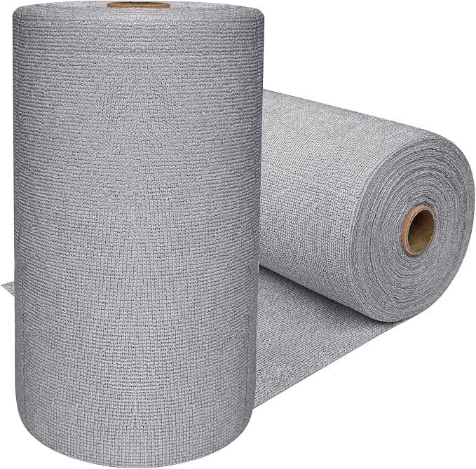 OJYUDD 75 Pack Microfiber Cleaning Cloth Roll, Reusable Tear Away Towels by OJYUDD