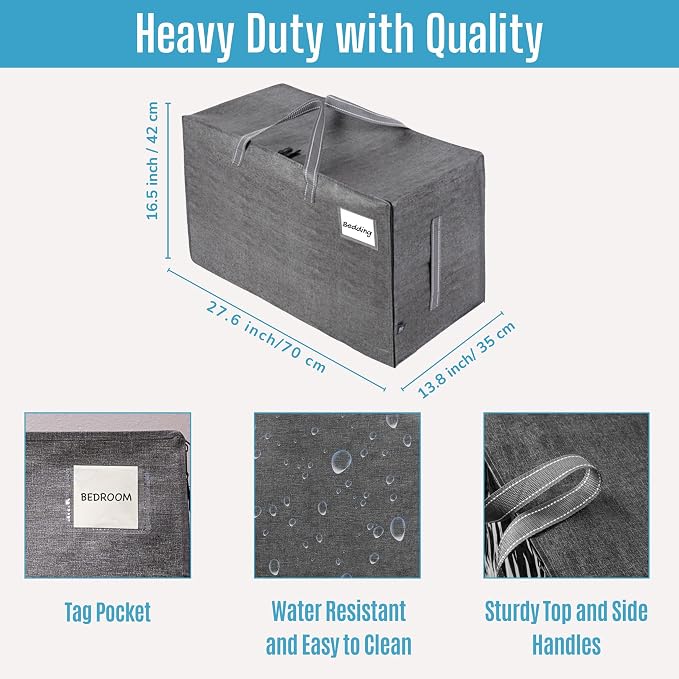 VENO 6 Pack Moving and Storage Bags, Heavy Duty, Alternative to Moving Boxes - Image 3