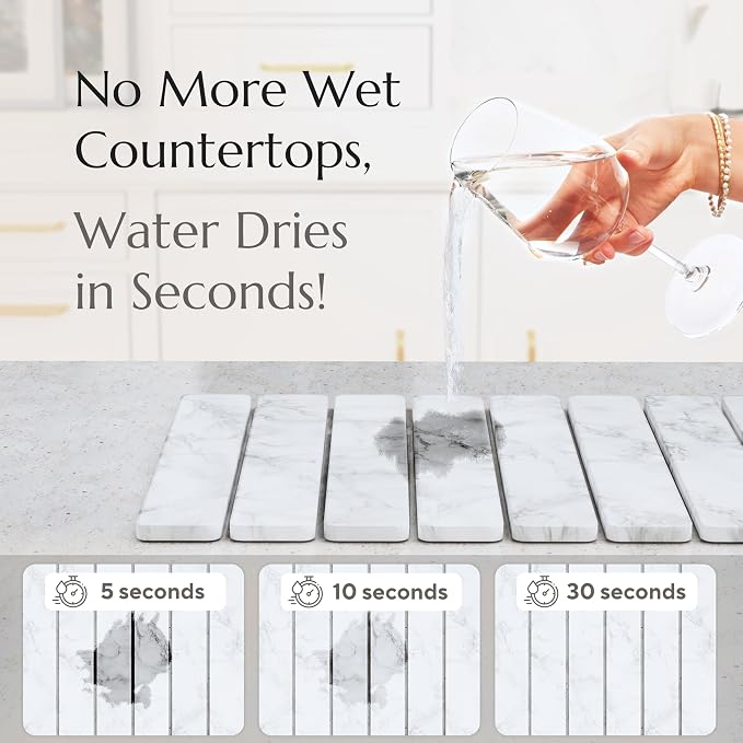 Stone Drying Mat for Kitchen Counter - Image 2