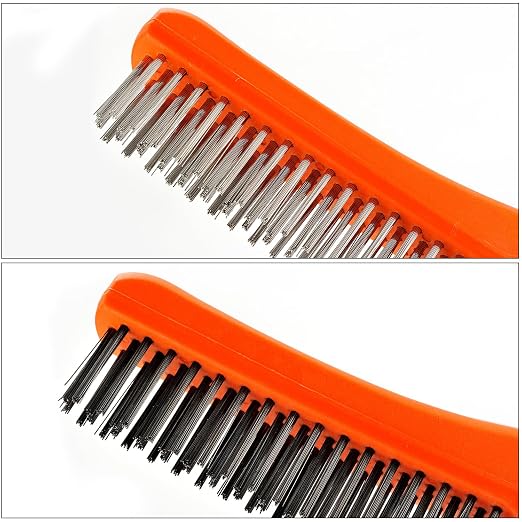 MAXMAN Wire Brush Set, Heavy Duty Stainless Steel and Carbon Steel Wire Brushes - Image 3