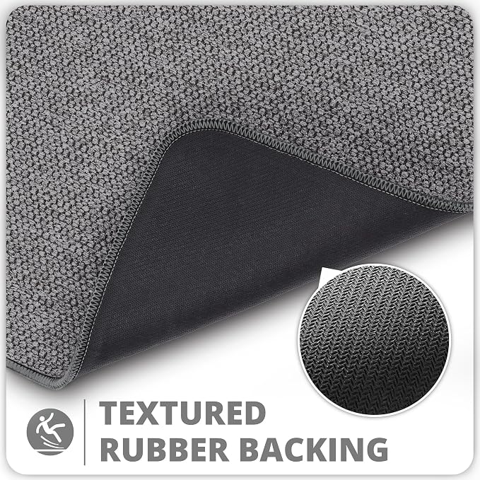 Bath Mat, Ultra Thin Bathroom Rugs, Rubber Bath Mats - Image 5