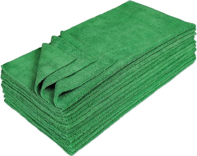 Eurow Ultrasonic Cut 300 GSM Microfiber Cleaning Towels, Streak-Free, Ultra by Eurow
