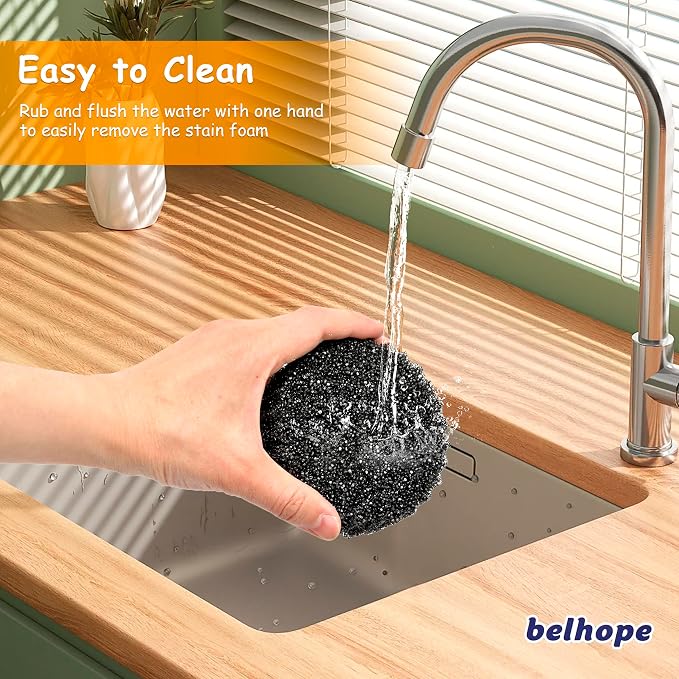 belhope Black Scrub Sponges - Image 5