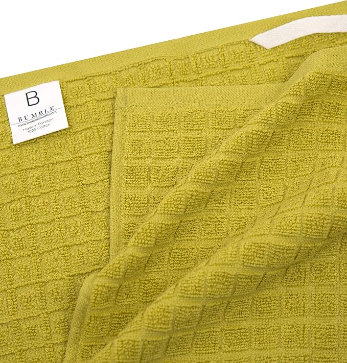 Premium Kitchen Towels | Large Cotton Dish Towels | Flat & Terry Highly - Image 4