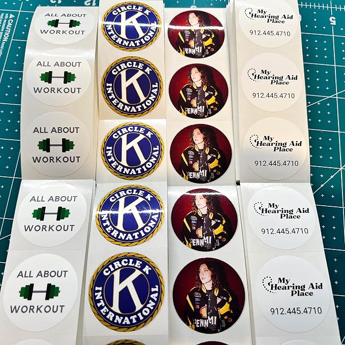 150 Custom Circle/Square BOPP Roll Labels- Personalized Stickers - Image 7