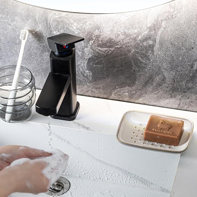 Gomakren Soap Dish, Shower Soap Holder, Ceramic Soap Dishes - Image 3