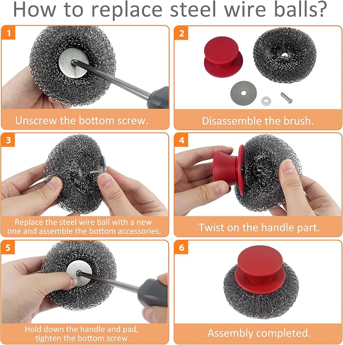 Stainless Steel Wool Scrubber - Image 7