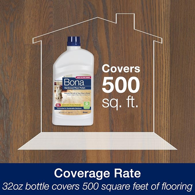 Bona Ultimate Hardwood Floor Care Kit – Pivoting Mop, Cleaning Solution & Refill - Image 3