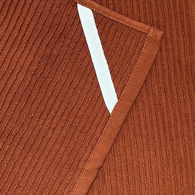 Kitchen Hand Towels: Maroon Rust 100% Cotton Cloth Soft Cleaning Drying Dished - Image 4
