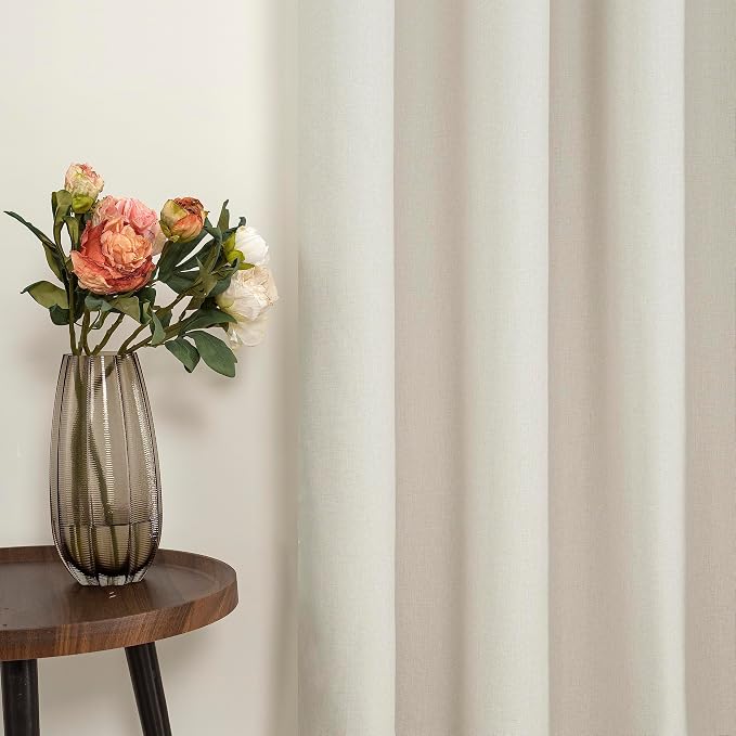 YoungsTex Linen Blackout Curtains 63 Inch Length - Image 7