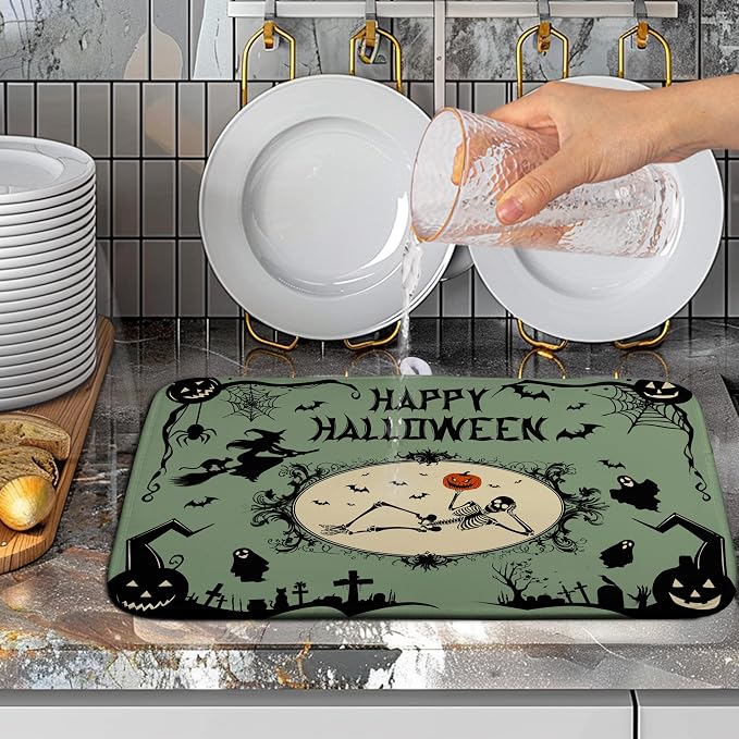 Happy Halloween Dish Drying Mat - Image 5