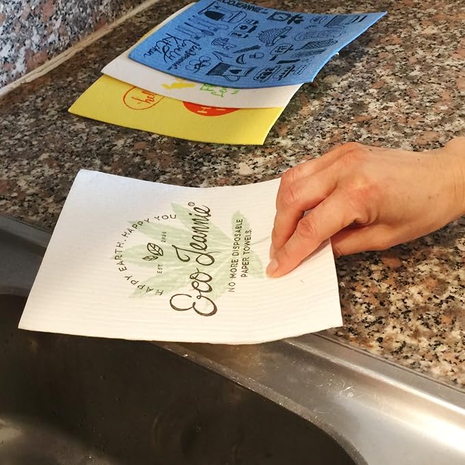 EcoJeannie Eco-Friendly Reusable German Cleaning Cloth 100% Biodegradable - Image 5