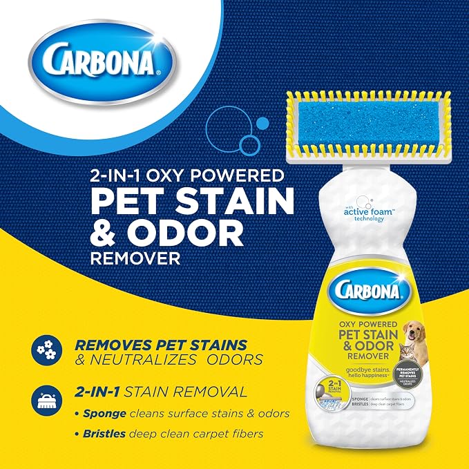Carbona Oxy-Powered Pet Stain & Odor Remover | Carpet Cleaner - Image 2