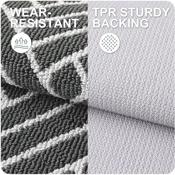 OLANLY Indoor Door Mat, 48x32 Inch, Dirt Resistant and Absorbent, Non-Slip - Image 3