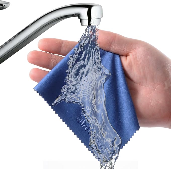 Wisdompro 8-Pack 6x7 Inches Microfiber Cleaning Cloth - Image 5