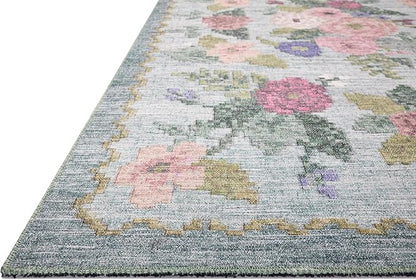 Loloi Rifle Paper Co. Rosa Collection RSA-02 Sky 8'-4" x 11'-6" Area Rug