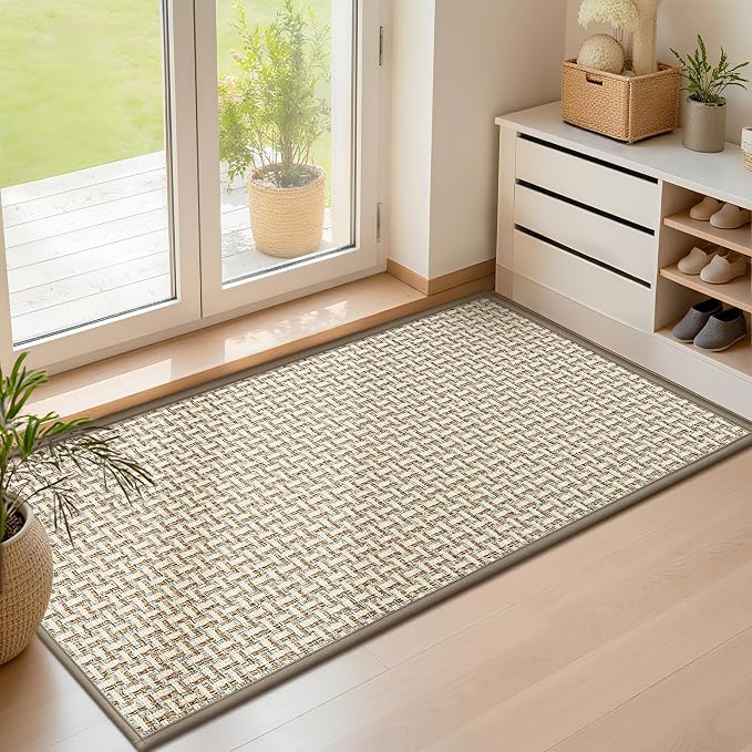 LEKEEPGO Door Mat Indoor Entrance 24"x47", Absorbent Indoor Door Mat Large by LEKEEPGO