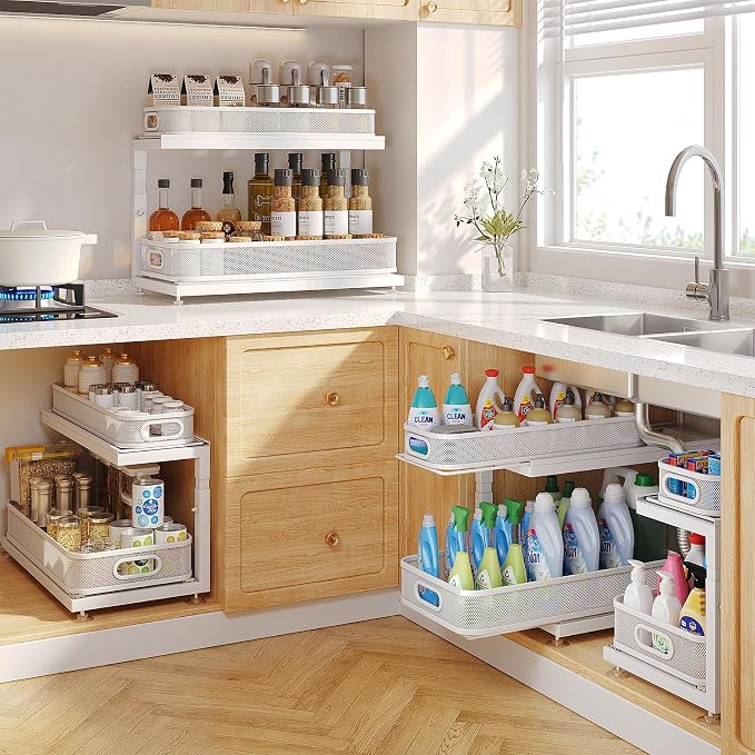 2-Pack 18.5 IN Depth Under Sink Organizer - Image 8