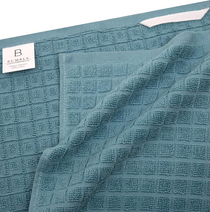 Premium Kitchen Towels | Large Cotton Dish Towels | Flat & Terry Highly - Image 4