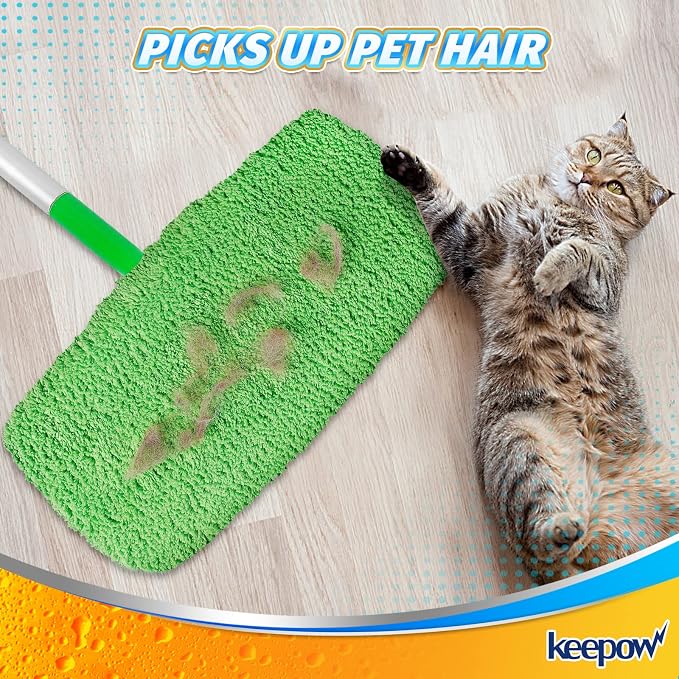 KEEPOW Reusable Microfiber Mop Pads - Image 9