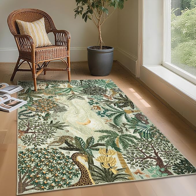 GarveeHome 3x5 Washable Area Rug by GarveeHome