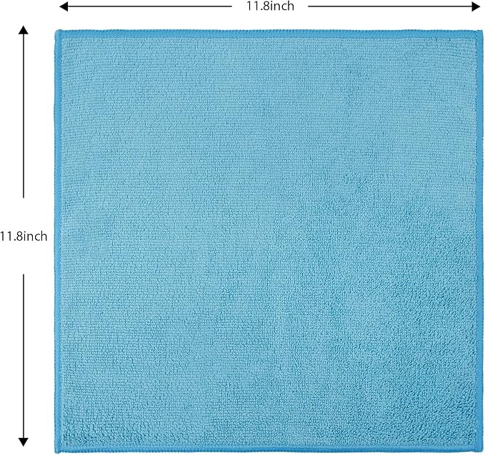 12 Pack Microfiber Cleaning Cloth 11.8x11.8inch - Image 3