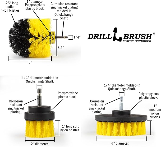 Drillbrush Drill Brush Attachment Set - Image 10