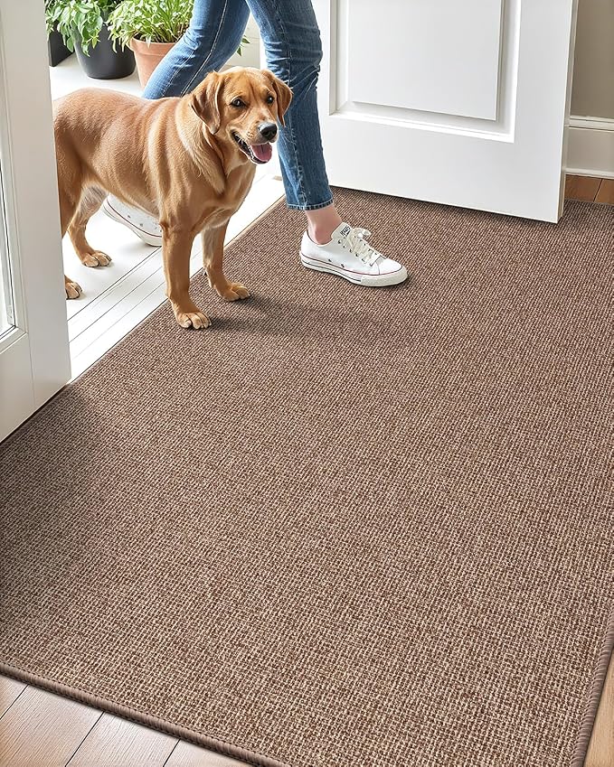 LUMI Indoor Door Mat 36"x56", Ultra Thin Low Profile Non-Slip Doormat by LUMI