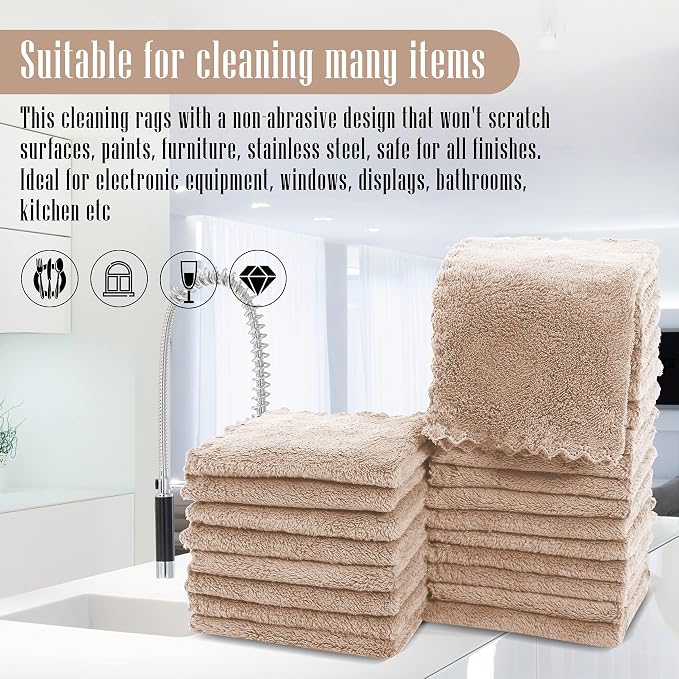Sunny zzzZZ 24 Pack Kitchen Dishcloths - Image 7