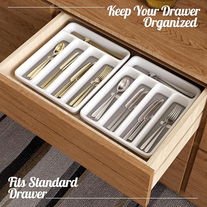 5-Slot Utensil Drawer Organizer - Image 3