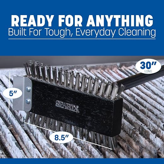 SPARTA 4029000 Stainless Steel Grill Brush, Grill Scraper - Image 5